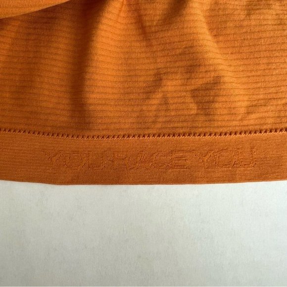 LuluLemon long sleeve swifty tech 2.0 race length orange size 10 - Picture 11 of 12